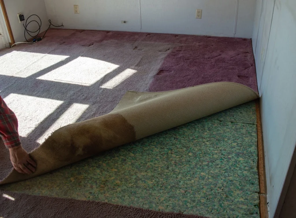 water damaged carpets & rugs