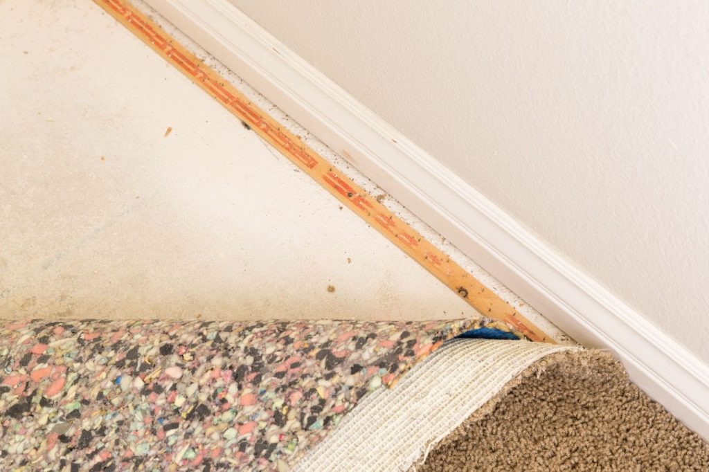 replace carpet padding if needed