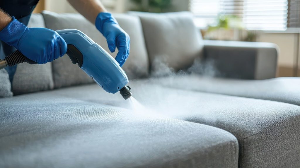 how to get dog pee out of couch with steam cleaner